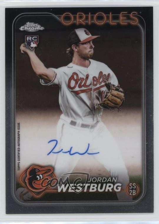 2024 Topps Chrome Rookie Auto Jordan Westburg #RA-JWE Auto RC 06l3