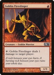 Goblin Fireslinger (139) Magic 2012 (M12) Common