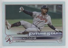 2022 Topps Series 1 Future Stars Rainbow Foil Cristian Pache #233 uk2