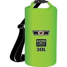 WOW Sports H2O Proof Dry bag 100% Waterproof Functional Internal Phone Pocket,
