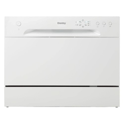#ad #ad Danby 24 in. White CounterTop Front Control Dishwasher with 6 Cycles $359.99