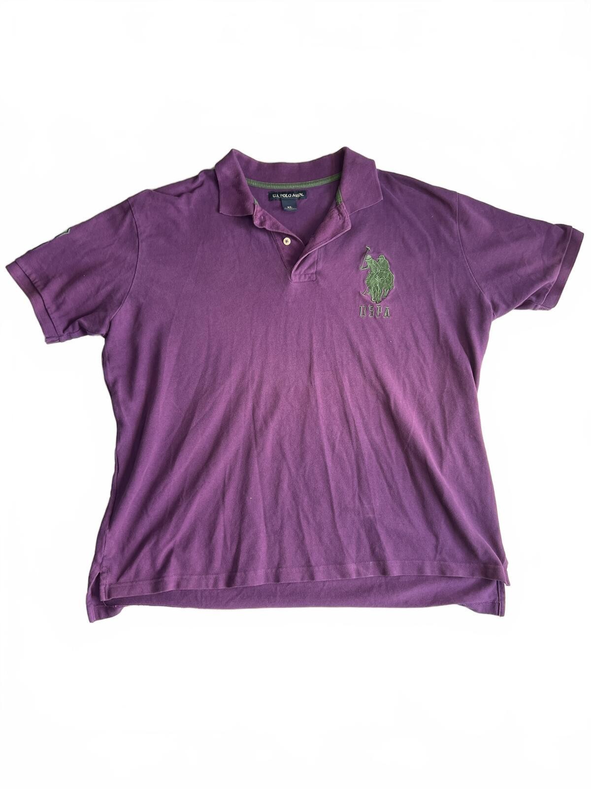 U.S. Polo Assn. Purple Polo Shirt XL 100percent Cotton