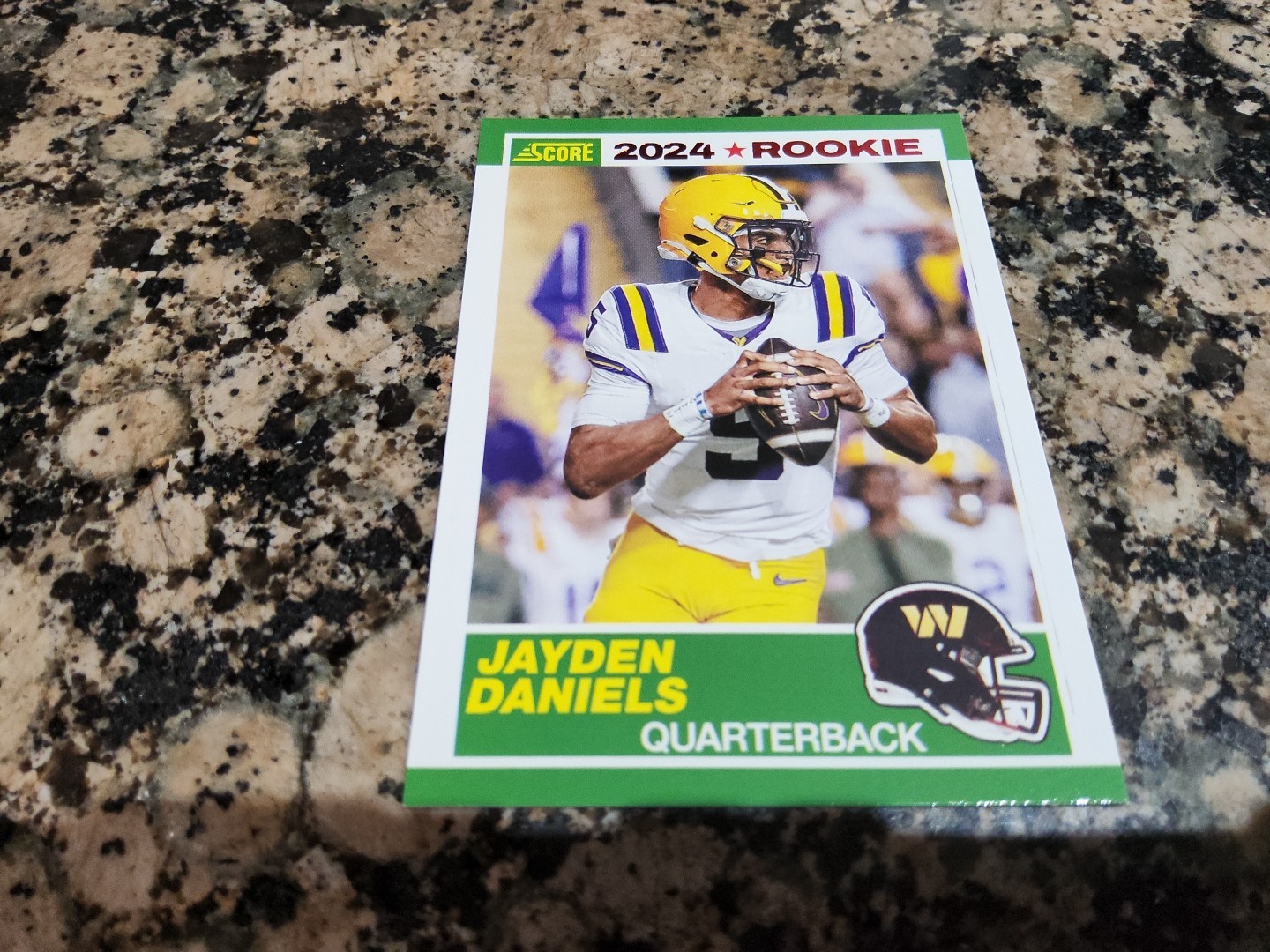 2024 Score 35th Anniversary Rookie Jayden Daniels #2 Red (RC)