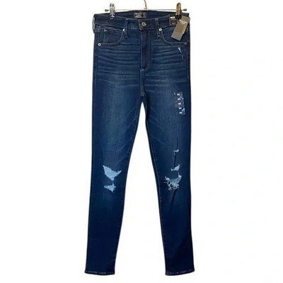 Abercrombie Fitch Jeans NWT $88 Women 26/2S SHORT Simone High Rise Super Skinny