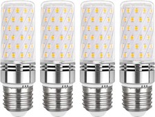 E27 LED Bulb 4 Pack Energy Efficient Save Energy 6000K Cool, Bright White New