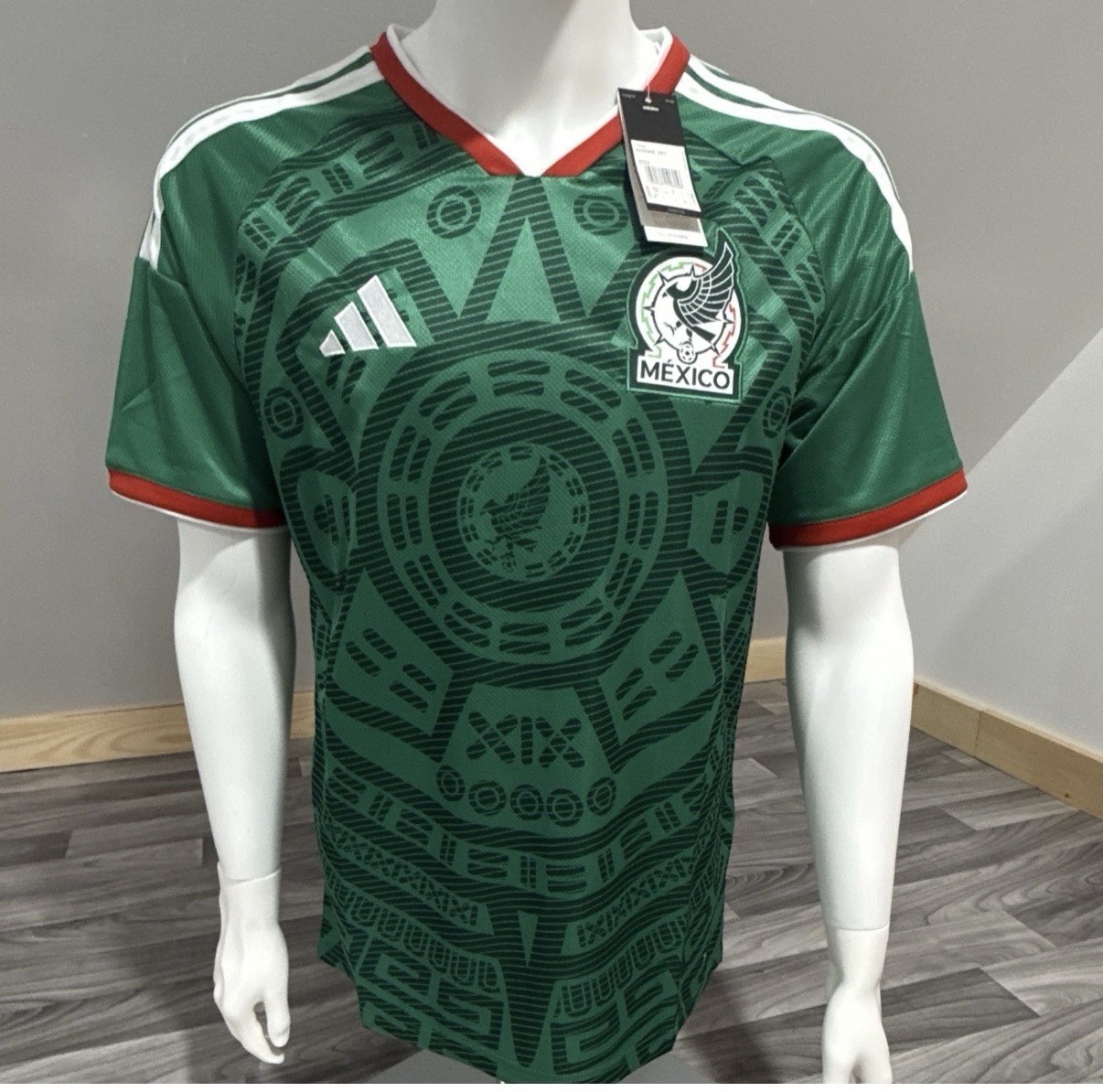 adidas Mexico National Team Soccer Jersey Green/Red/White ClimaCool Size M,L,&XL