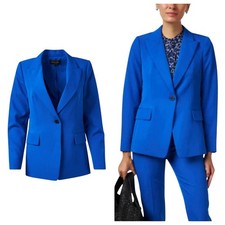 Kobi Halperin Blazer Jordi Blue One Button Stretch size Medium