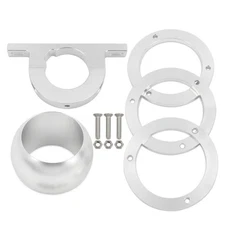 Aftermarket 2 Inch Steering Column Floor Mount with Swivel Base Aluminum