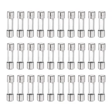 30pcs Glass Fuses Fast Blow 10A 125 Volt 5x20mm Fast Acting Fuse