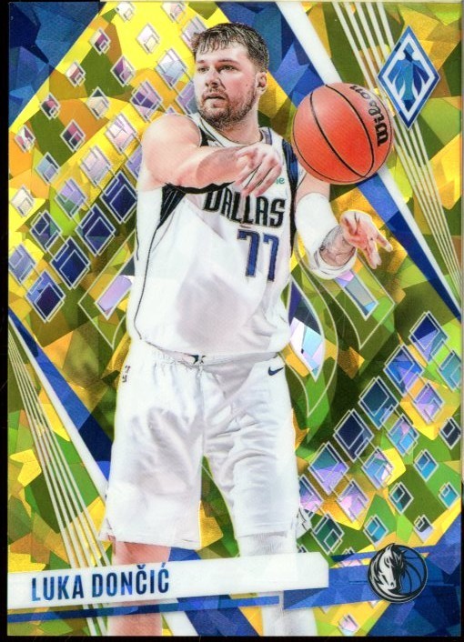 2023-24 Panini Phoenix Yellow Ice #157 Luka Doncic Mavericks 37/175
