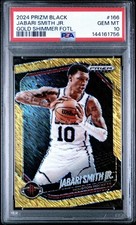 2024 PANINI PRIZM BLACK GOLD SHIMMER FOTL #166 JABARI SMITH JR. 3/10 PSA 10