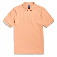 Image of GStar Dunda Slim Fit Polo T-Shirt Peach D11595