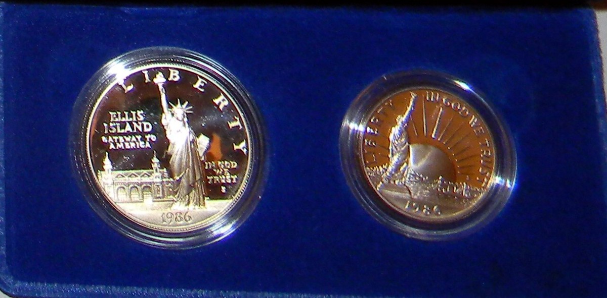 United States Liberty Coins 1886-1986 Ellis Island Silver Dollar