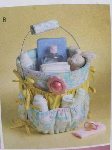 McCall's Crafts Sewing Pattern 4858 Bucket Organizers Baby Cleaning Crafting - Picture 3 of 6