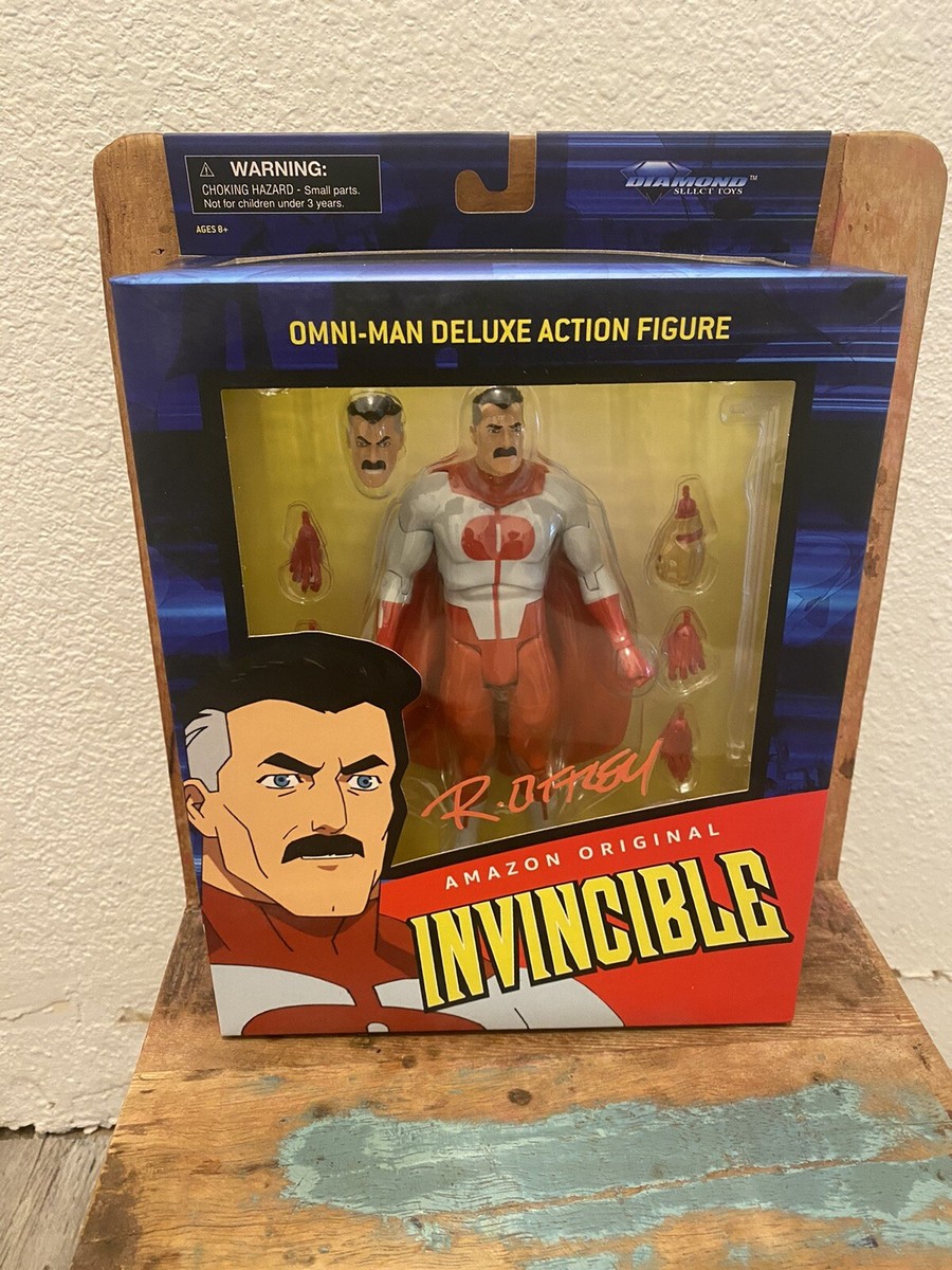 Invincible Series 1 Omni-Man Deluxe Action Figure Signed R.Ottley