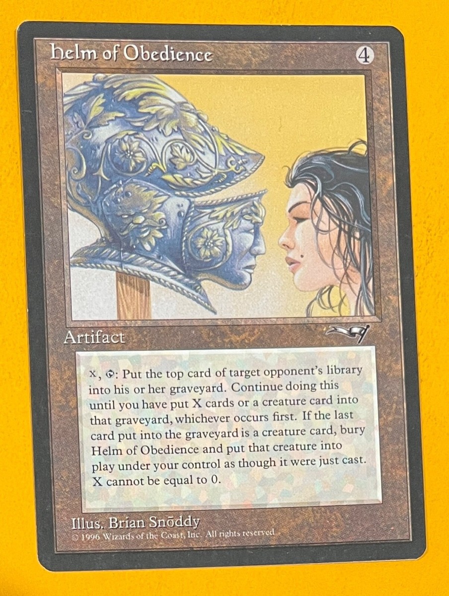 MTG HELM OF OBEDIENCE Alliances (OldManMTG 007-070) | eBay