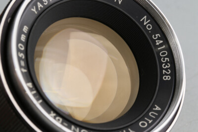 Yashica Auto Yashinon -DX 50mm F/1.4 Lens for M42 #50984 F4 | eBay