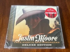 Late Nights and Longnecks by Justin Moore (CD, 2019) Deluxe Edition Target Excl