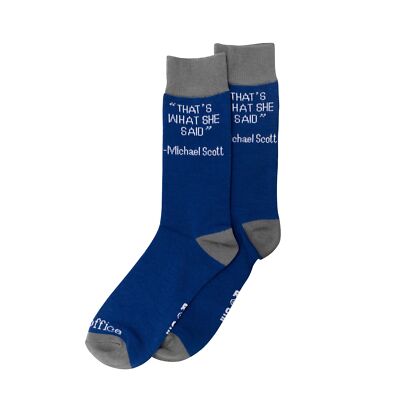 Die Office That's Was She Said Crew Socken