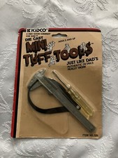 1979 Kidco Mini Tuff Tools Diecast Toys Screwdriver and Calipers Vintage NOS