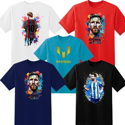 Kinder Messi T-Shirt #10 Tees Ziege Fußball T-Shirt #10 Trikot Argentinien
