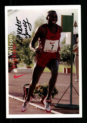Wilson Kipketer 3x Weltmeister 800 Meter Orig. Signiert Leichtathletik + G 42436