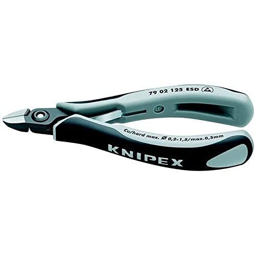 KNIPEX Tronchese laterale di precisione per elettronica ESD (125 mm) 79 02 125 E