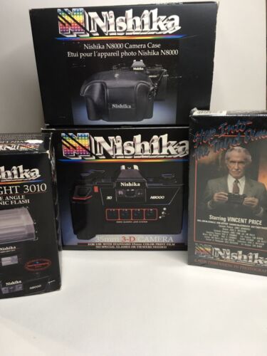 Nishika N8000 35mm Quadrascopic Stereo 3D Lenticular Camera - Picture 1 of 5