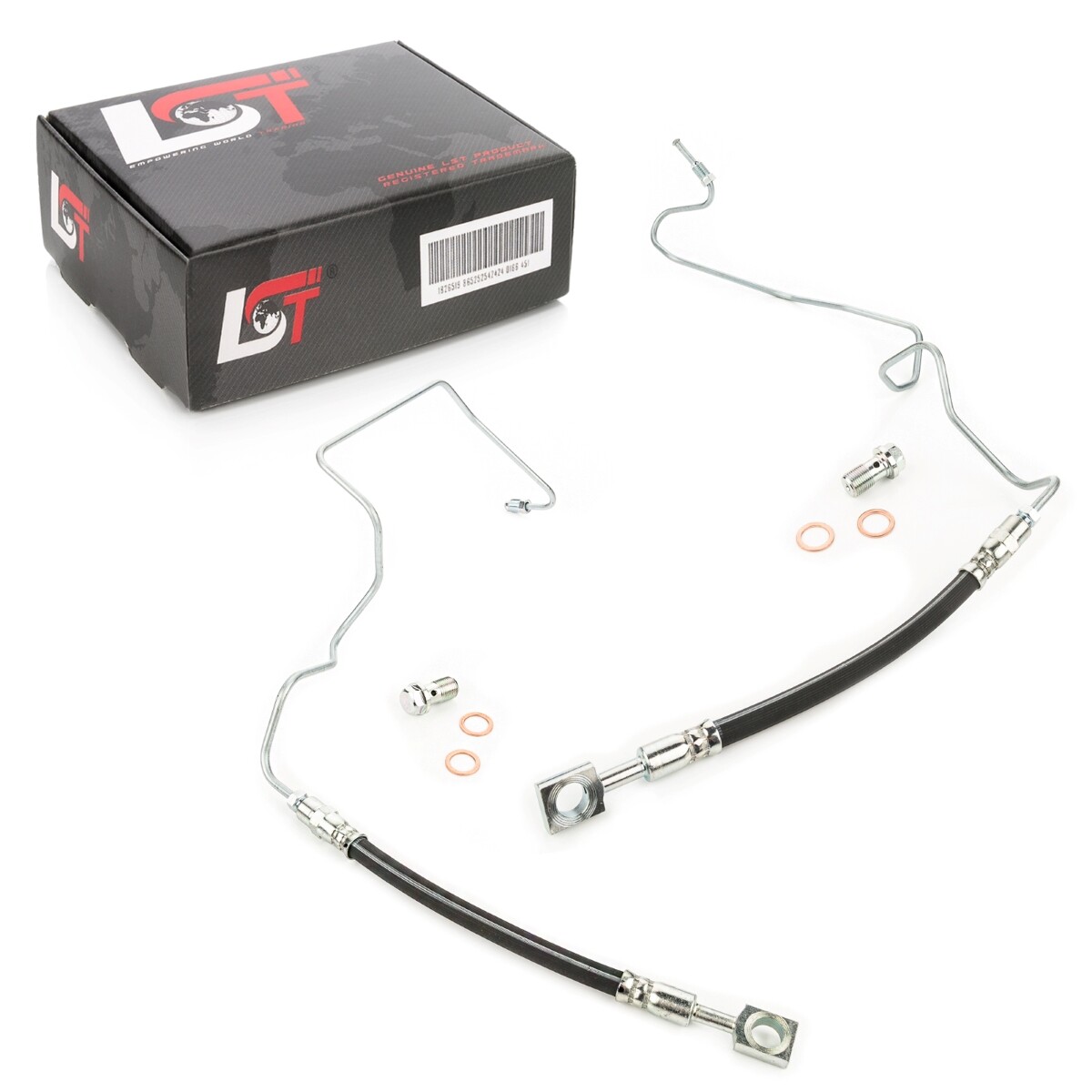 2X Brake Line Rear Axle Left Right For VW GOLF IV 4 BORA 1J2 1J6