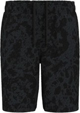 Under Armour - Boys Woven Printed Shorts Black/Mod Gray Size M