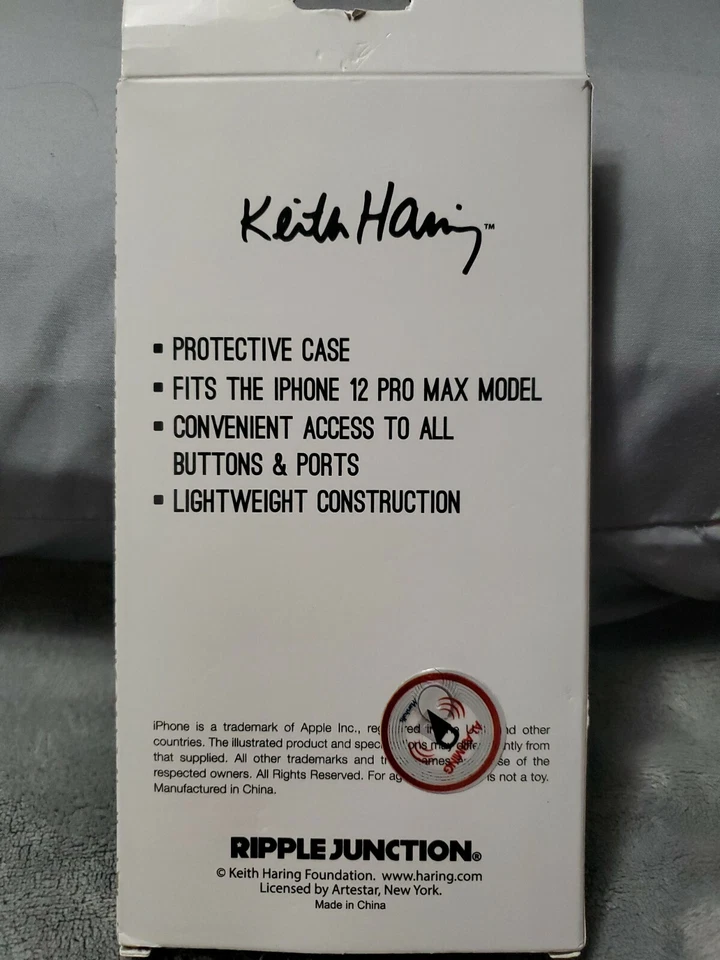 NEW Keith Haring Hard Case iPhone; iPhone-12 Pro Max by Ripple Junction - Image 3 of 4