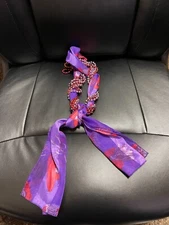 Red Hat Society Scarf with beads