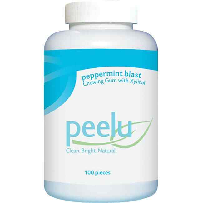 Жевательная резинка Peelu Peppermint Blast с ксилитом 100 карат