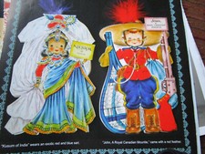 12p Hallmark Doll Greeting Card History Article /Hanson/ BoPeep/Cinderella/India