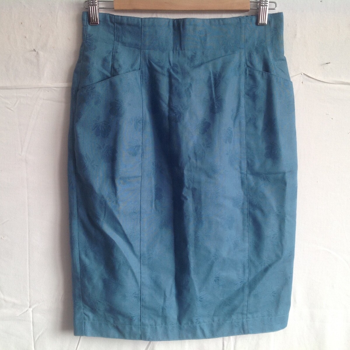 Jupe Femme Vintage Sport's Weill – Taille 42 – Bleu/vert – Made In France