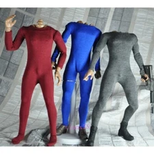 1/6 Scale Jumpsuit Bodysuit Tights Overalls Clothes For 12" Male Figure Body