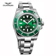 Guanqin GJ16192 Automatik grün NH35A Hulk Hommage wie Steeldive od Pagani Design