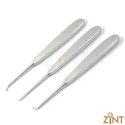 MEDENTRA UK Set Of 3 Dental Warwick James Elevators Dentistry Oral Surgery Extraction Tools
