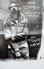 ROB ZOMBIE "EDUCATED HORSES" U.S. PROMO POSTER - Industrial / Groove Metal Music