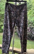 Marika Print Yoga Jogging Leggings Pockets Women  s Leopard Retro