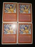 4x Magic the Gathering, Tempest Efreet, 4th Edition, Rare, Red, MTG