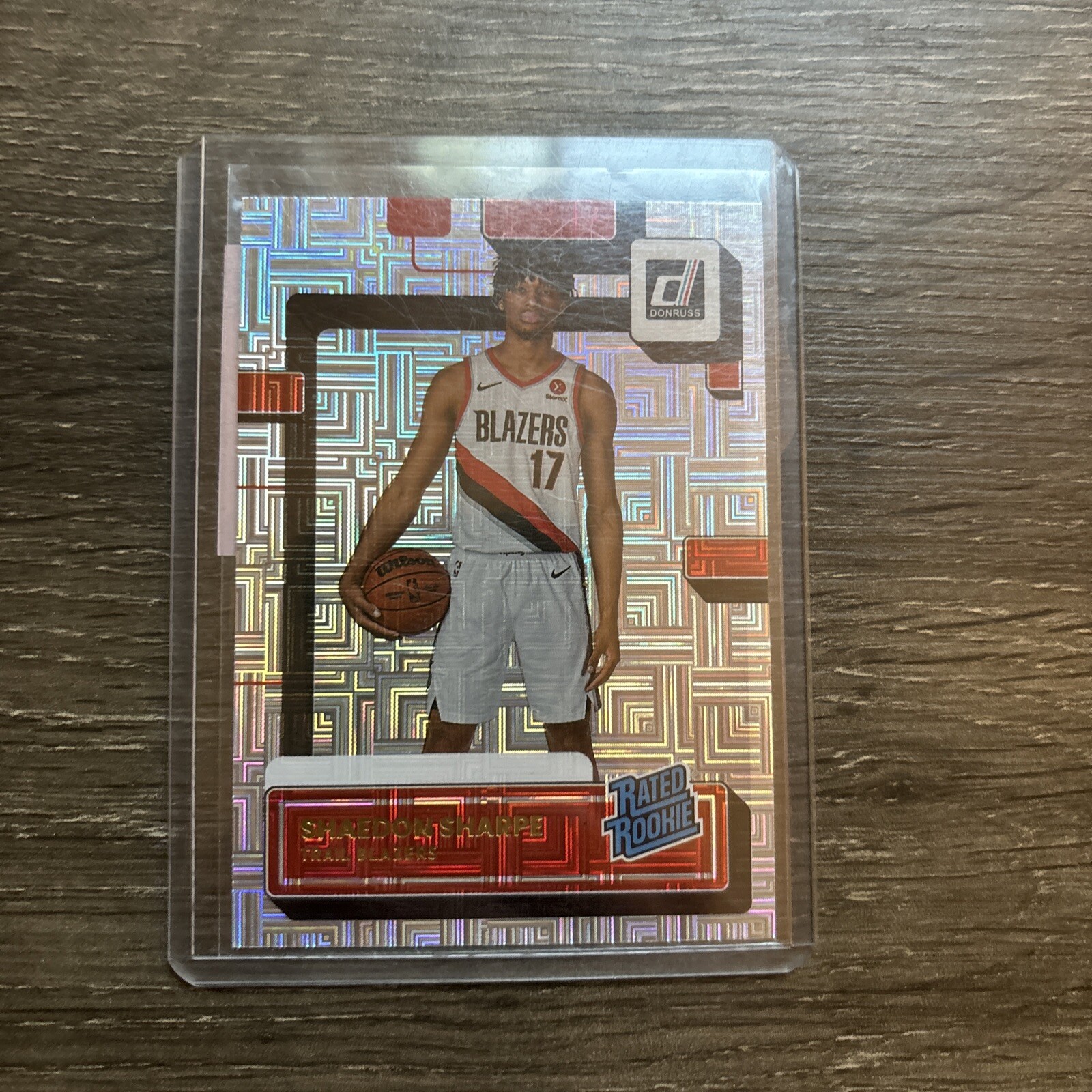 2022-23 Donruss Choice Shaedon Sharpe Rated Rookie #207 Trailblazers