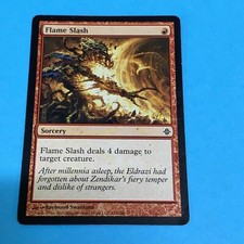 Flame Slash Rise of the Eldrazi Regular Finish MTG TCG CARD
