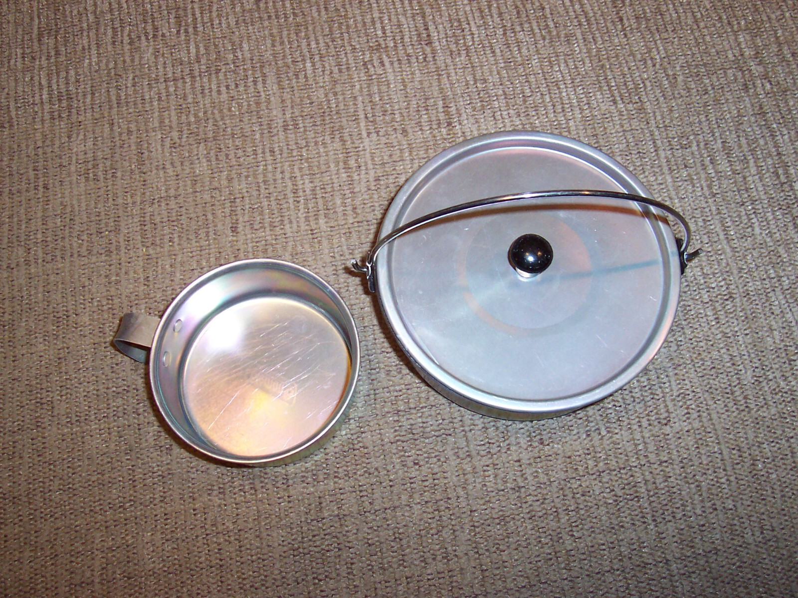 Coleman 5 Piece Aluminum Mess Kit Camping Hunting Hiking Cooking Tools