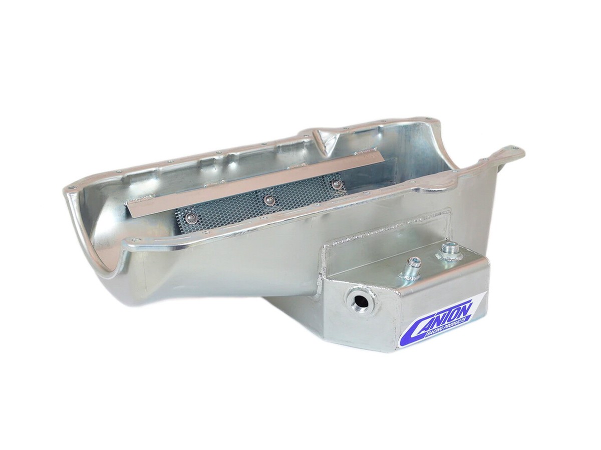 Canton 15-240T Road Race Oil Pan 1pc Rear Main SBC Vette Canton 15-240T Road Race Oil Pan 1pc Rear Main SBC Vette