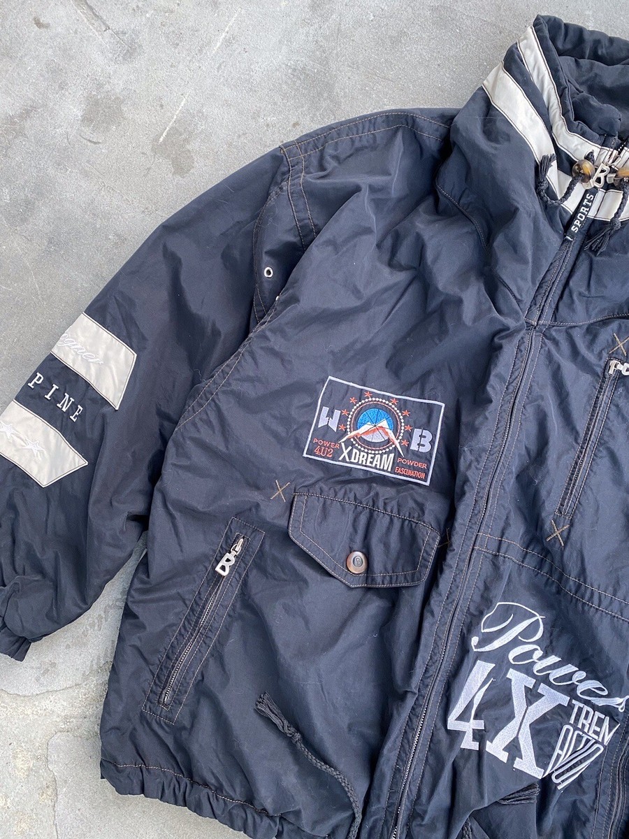 USA製 BOGNER ヴィンテージ スキージャケット 刺繍デザイン Vintage 80s 90s Bogner Winter Ski Jacket Oversized Embroidery