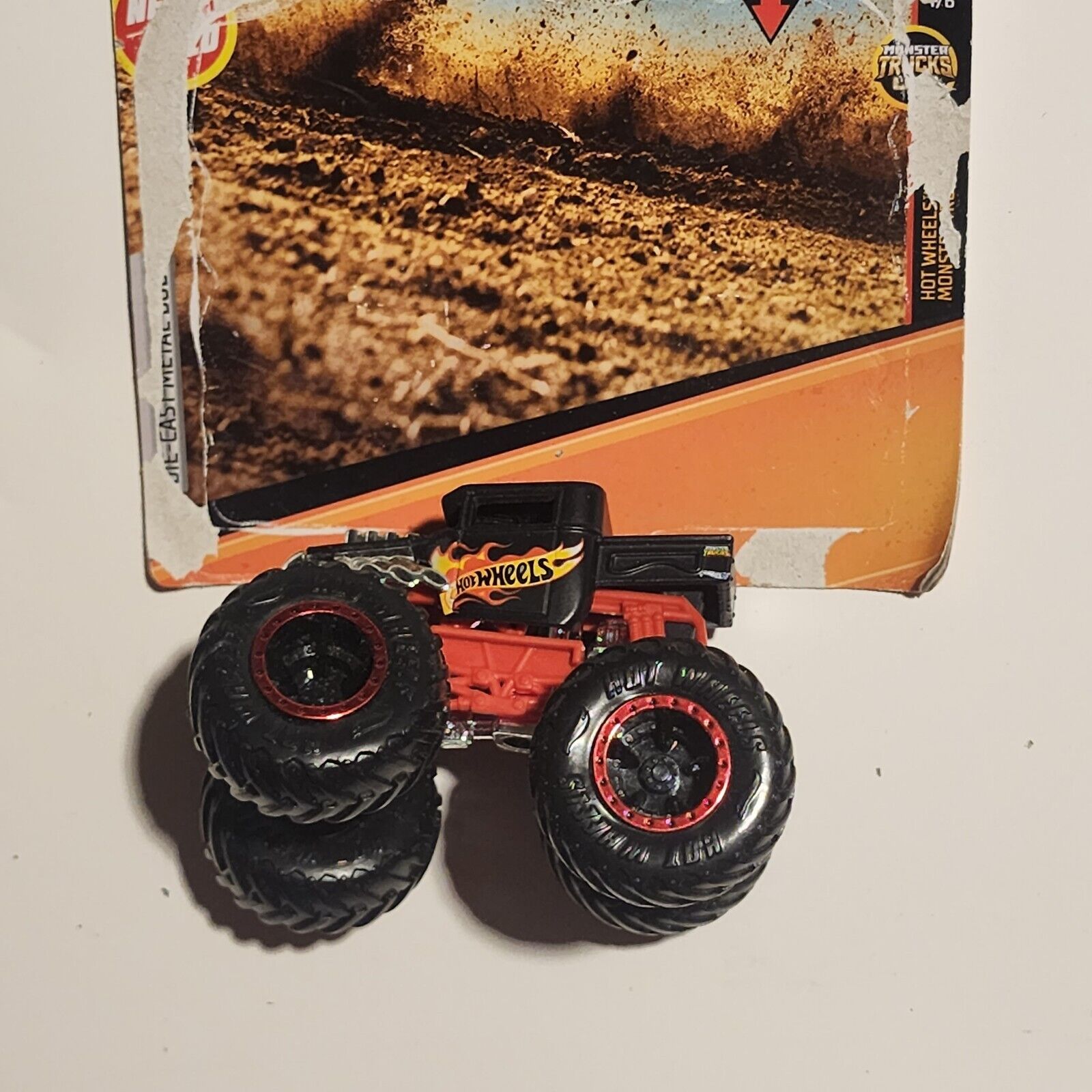 2018 hot wheels monster truck 5” bone shaker green