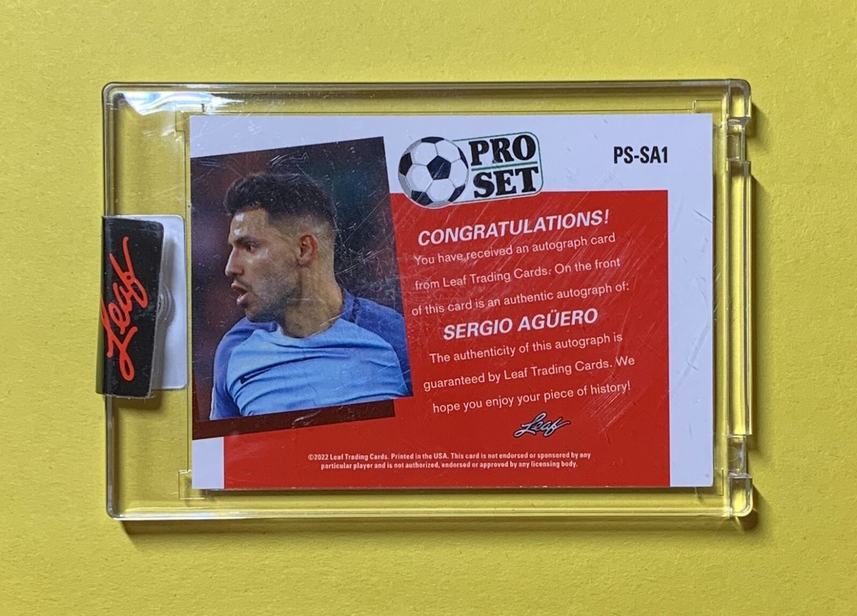 2022 LEAF PRO SET SERGIO AGÜERO AUTOGRAPH /20 #PS-SA1 | eBay