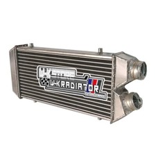 2.5 Aluminum Universal Io One Side Turbo Front Mount Intercooler 25x11x3 2.5 Aluminum Universal Io One Side Turbo Front Mount Intercooler 25x11x3