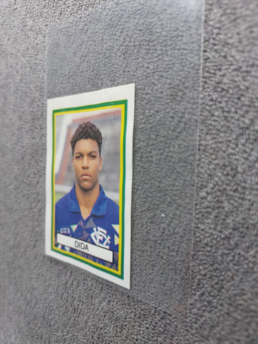 1993 Dida Rookie Goalkeeper sticker Campeonato brasileiro Milan Soccer legends - Picture 5 of 5